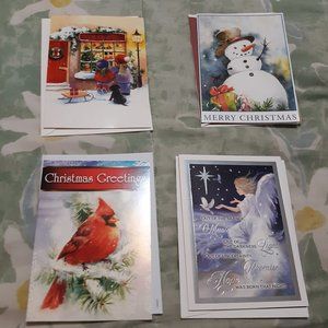 Lot of 20 Christmas Holiday Cards Variety Pack